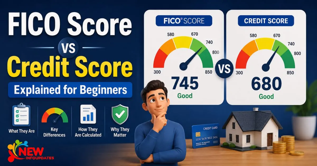 FICO Score vs Credit Score Explained for Beginners